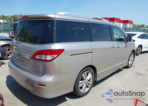 2011 Nissan Quest Sl из США, поврежденный, VIN JN8AE2KP5B9010621